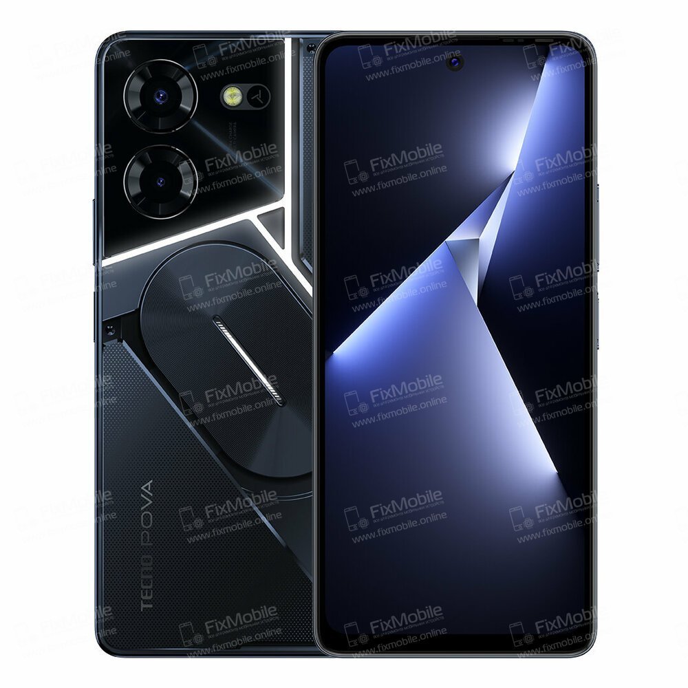 Контейнер SIM для Tecno Pova 5 Pro 5G (черный)