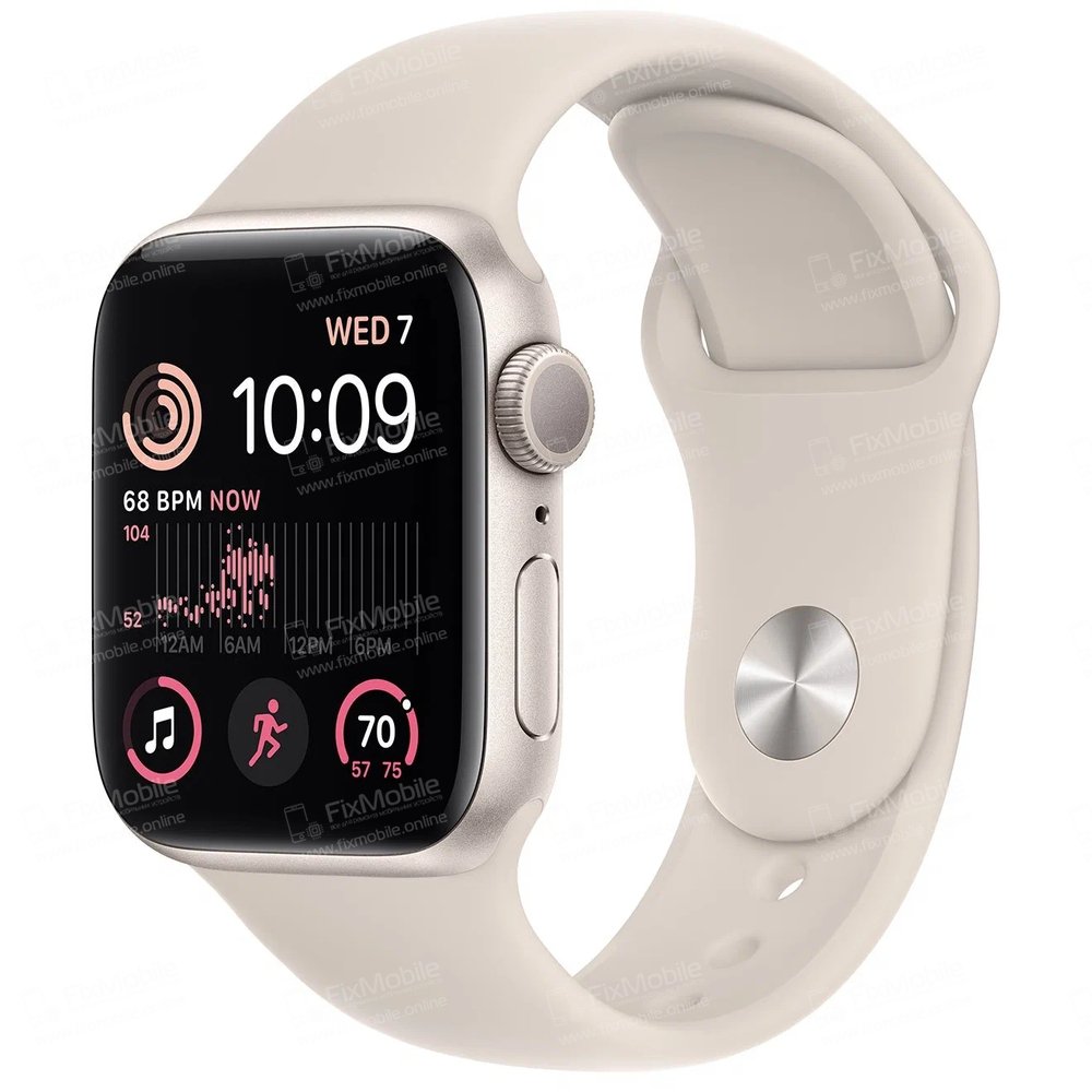 Стекло для Apple Watch SE 2023 Watch 40 mm (черное)