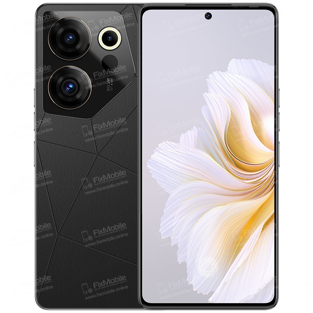 Стекло для Tecno Camon 20 Premier 5G в сборе с OCA пленкой (черное)
