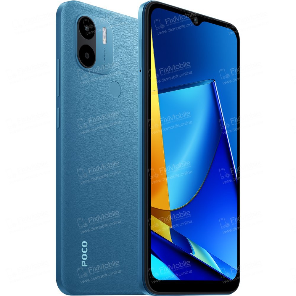 Шлейф для Xiaomi Poco C51 плата разъем зарядки/разъем гарнитуры/микрофон