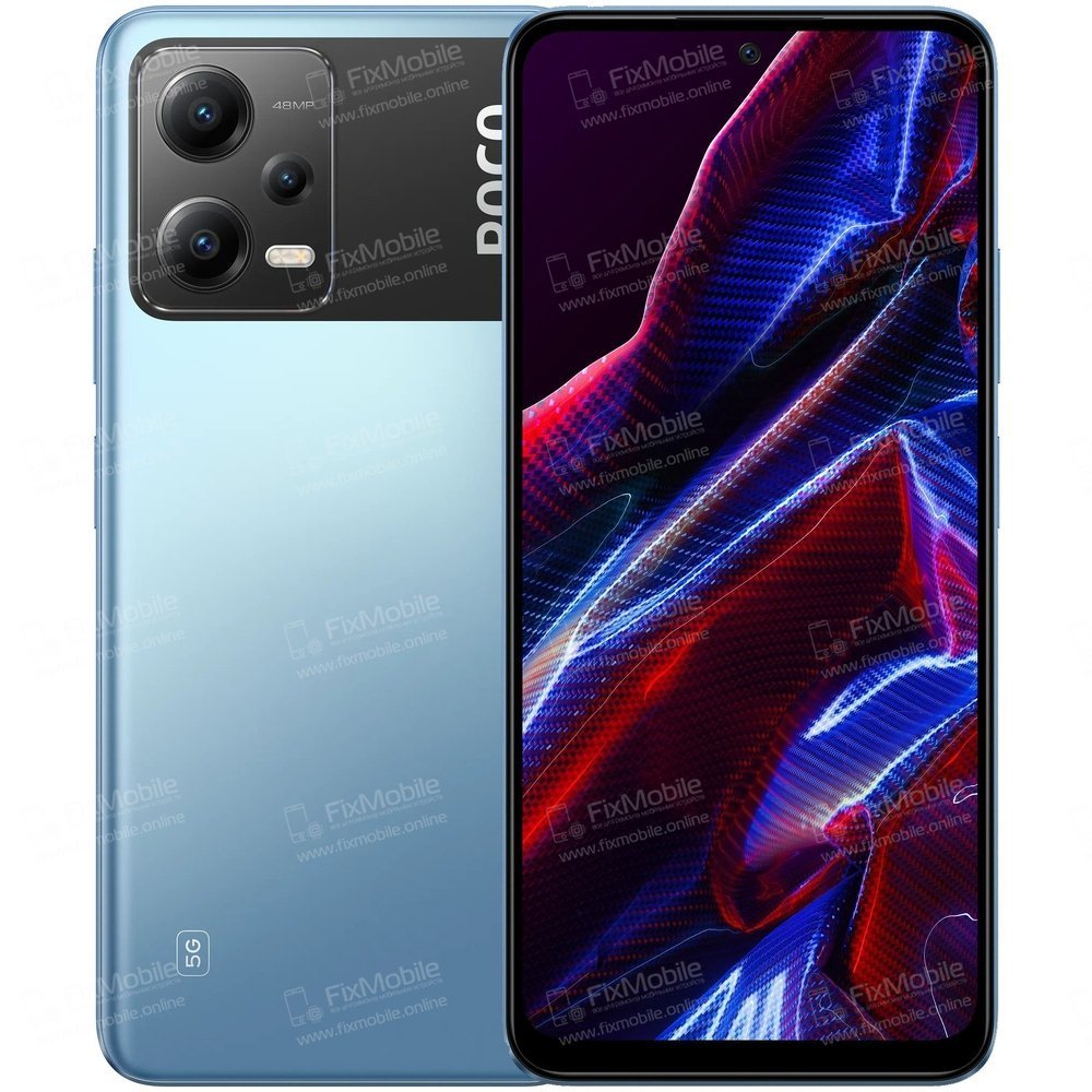 Средняя часть для Xiaomi Poco X5 5G (черный)