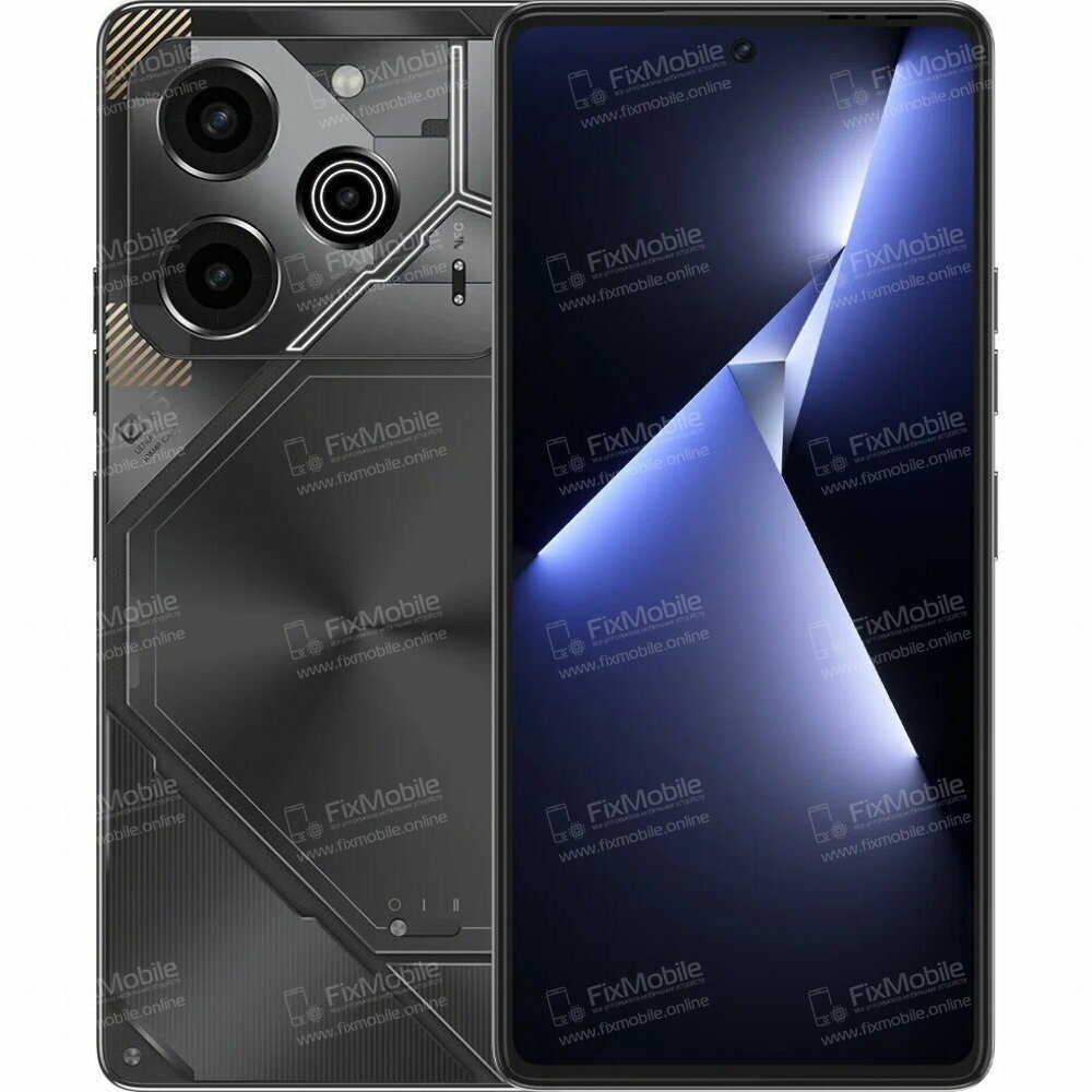 Контейнер SIM для Tecno Pova 6 Pro 5G (серый)