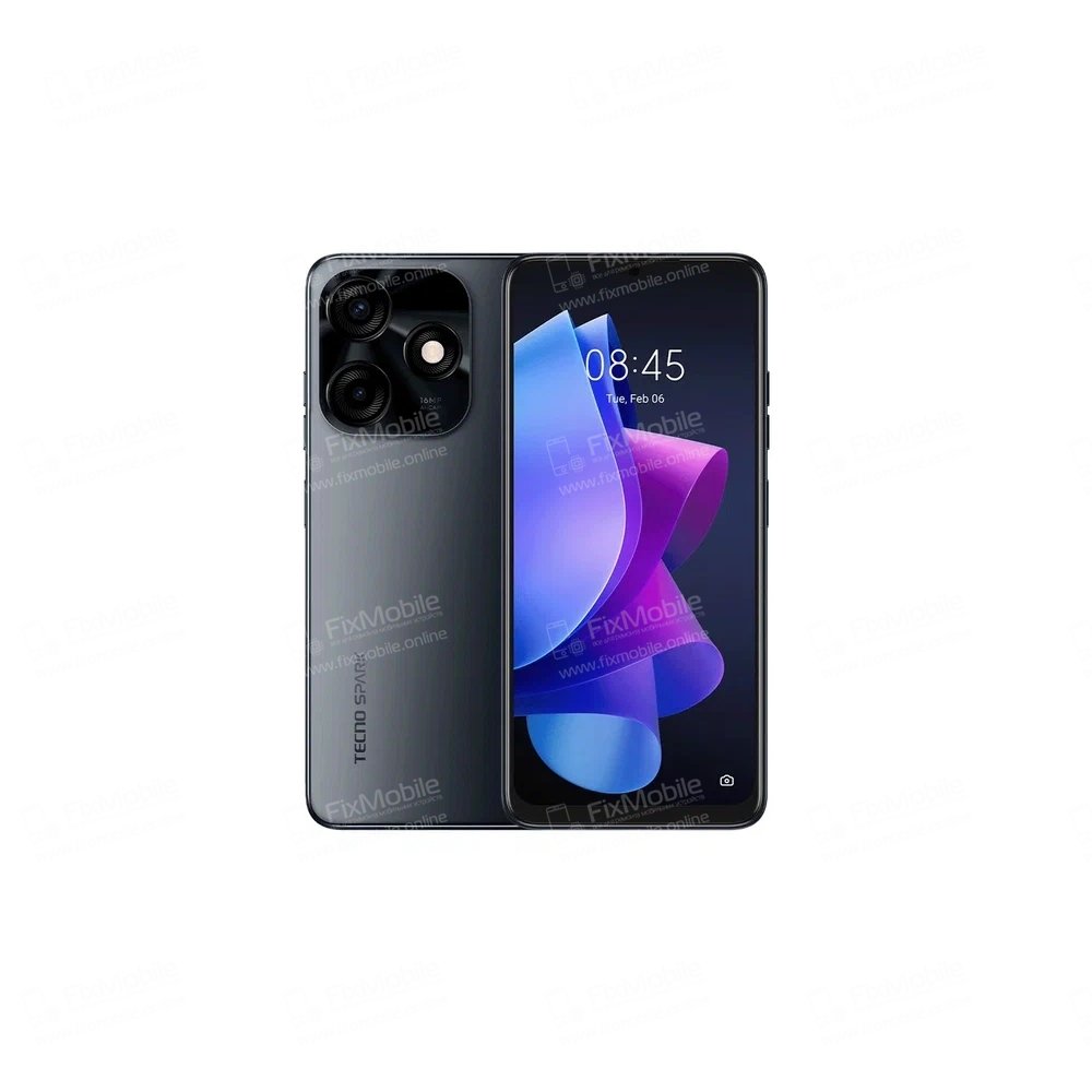 Контейнер SIM для Tecno Spark 10C (черный)