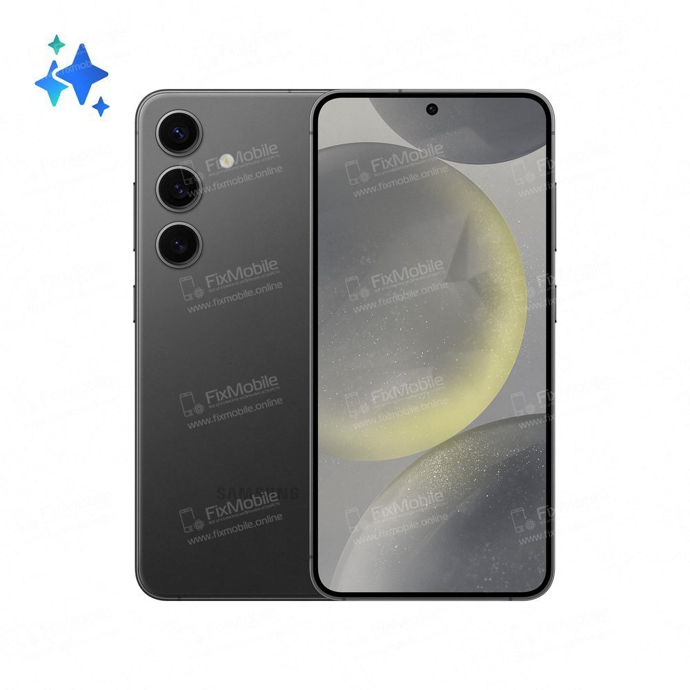 Контейнер SIM для Samsung Galaxy S24 (S921B) (черный)