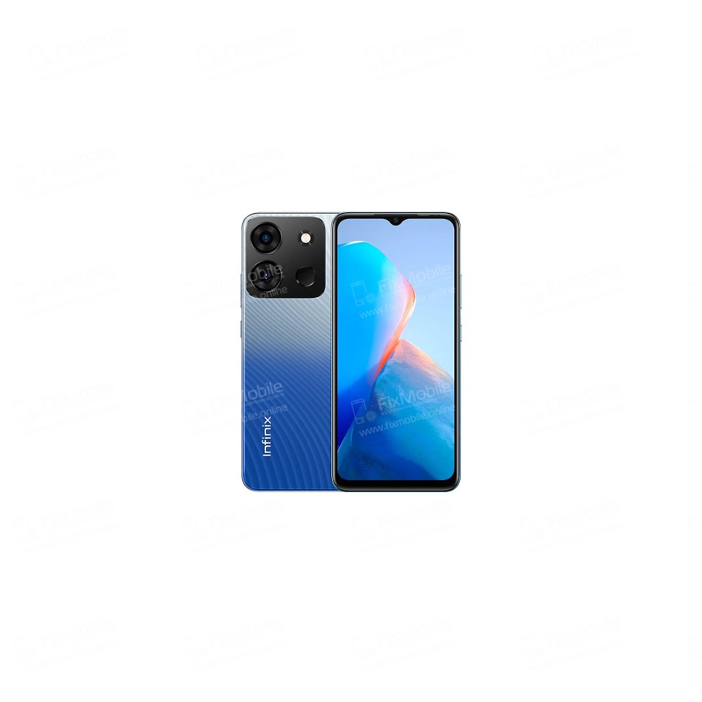 Стекло камеры для Infinix Smart 7 Plus (черное)