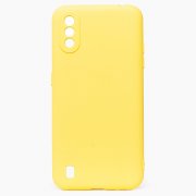Чехол-накладка Activ Full Original Design для Samsung Galaxy A01 (A015F) (желтая) — 1