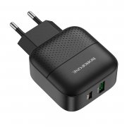Превью Сетевое зарядное устройство Borofone BA46A USB/Type-C (черное) &mdash; 4