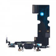 Шлейф для Apple iPhone SE 2022 плата на разъем зарядки/микрофон (черный) Премиум — 1