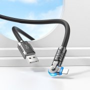 Кабель Hoco U118 для Apple (USB - lightning) (черный) — 3