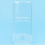 Чехол-накладка - SC276 с картхолдером для Oppo A38 A38/Oppo A38 A18 (прозрачная) — 1