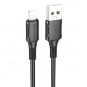 Кабель Borofone BX80 (USB - lightning) (черный)