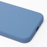 Чехол-накладка ORG Silicone Case SafeMag с анимацией для Apple iPhone 15 Pro Max (зимне-голубой) — 3