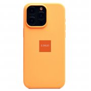 Чехол-накладка ORG Silicone Case SafeMag с анимацией для Apple iPhone 15 Pro Max (апельсиновый сорбет) — 1