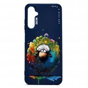 Чехол-накладка - SC335 для Samsung Galaxy A05s (A057F) (овечка) (темно-синяя) (227944) — 1