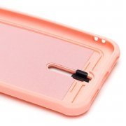 Чехол-накладка - SC304 с картхолдером для Apple iPhone SE 2020 (208665) (светло-розовая) — 3