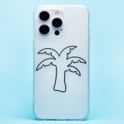 Чехол-накладка - SC342 для Apple iPhone 15 Pro Max (бело-черная) — 1