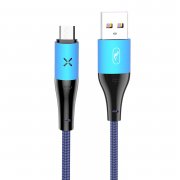 Кабель SKYDOLPHIN S49V (USB - micro-USB) (синий) 1 метр — 1