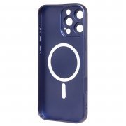 Чехол-накладка - SM020 Matte SafeMag для Apple iPhone 16 Pro Max (234688) (темно-синяя) — 2