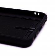 Чехол-накладка с картхолдером для Xiaomi Redmi Note 10 (черная) — 2