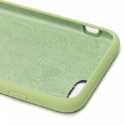 Чехол-накладка Soft Touch для Apple iPhone 6S (светло-зеленая) — 2