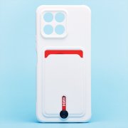 Чехол-накладка с картхолдером для Huawei Honor X6 (белая) — 1
