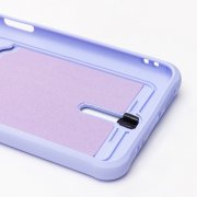 Чехол-накладка с картхолдером для Xiaomi Redmi Note 10 (темно-фиолетовый) — 3