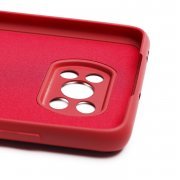 Чехол-накладка Activ для Xiaomi Poco X3 Pro (бордовая) — 3