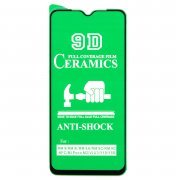 Защитное стекло 2D для Xiaomi Redmi 9A (черное)
