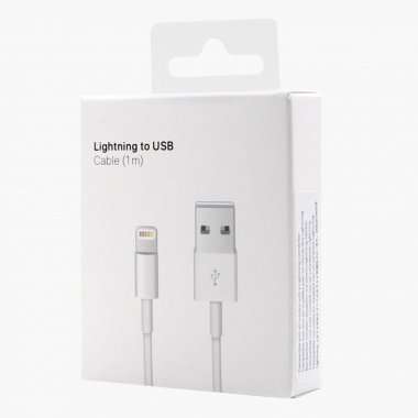 Кабель (USB - Lightning) белый Премиум &mdash; 3
