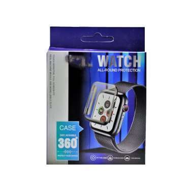 Защитное стекло для Apple Watch 6 44 mm (УФ комплект с клеем и лампой) — 1