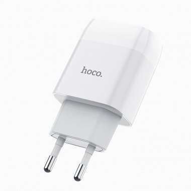 Сетевое зарядное устройство HOCO C72A Glorious (белое) — 1