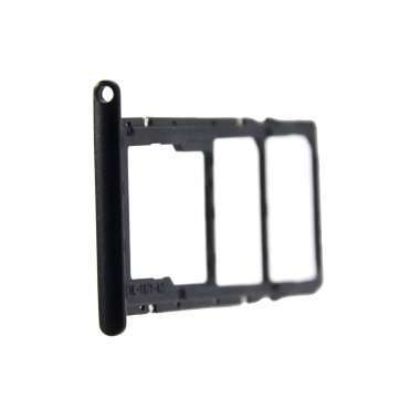 Контейнер SIM для Samsung Galaxy M01 (M015F) (черный) &mdash; 2