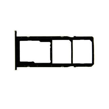 Контейнер SIM для Samsung Galaxy M01 (M015F) (черный) &mdash; 1