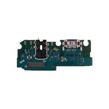 Шлейф для Samsung Galaxy A12 (A125F) плата на разъем зарядки/разъем гарнитуры/микрофон Премиум — 2