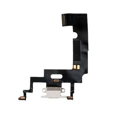 Шлейф для Apple iPhone XR на разъем зарядки/микрофон (белый) Премиум Шлейф для Apple iPhone XR на разъем зарядки/микрофон (белый) Премиум