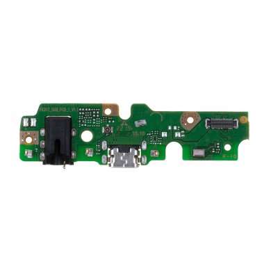 Шлейф для Tecno Spark 7 плата на разъем зарядки/разъем гарнитуры/микрофон &mdash; 1