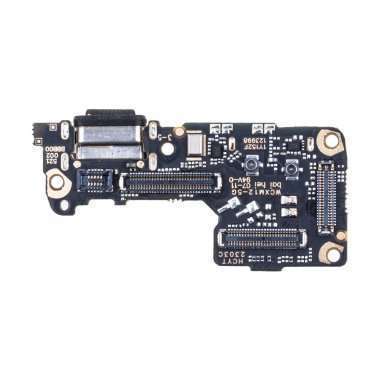 Шлейф для Xiaomi 12X плата на разъем зарядки/разъем SIM/микрофон — 1