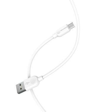 Кабель Borofone BX14 (USB - micro-USB) белый (1 метр) — 5