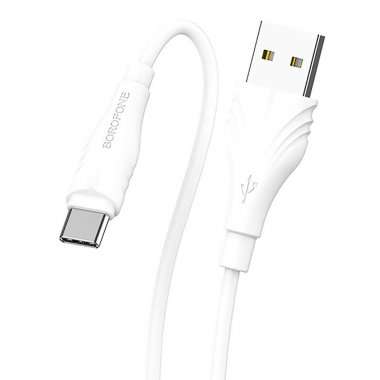 Кабель Borofone BX18 (USB - Type-C) белый (1 метр) — 7