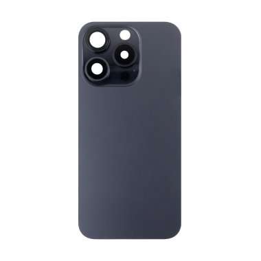 Задняя крышка для Apple iPhone 15 Pro (черная) Премиум — 2