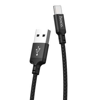 Кабель Hoco X14 (USB - Type C) 100см (черный) — 7