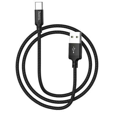 Кабель Hoco X14 (USB - Type C) 100см (черный) — 5