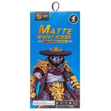 Защитное стекло Matte для Apple iPhone 11 Pro Max (черное) &mdash; 2