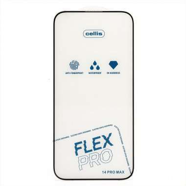 Защитное стекло Cellis для Apple iPhone 14 Pro Max (черное) &mdash; 1