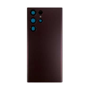 Задняя крышка для Samsung Galaxy S22 Ultra (S908B) (бордовая) — 2